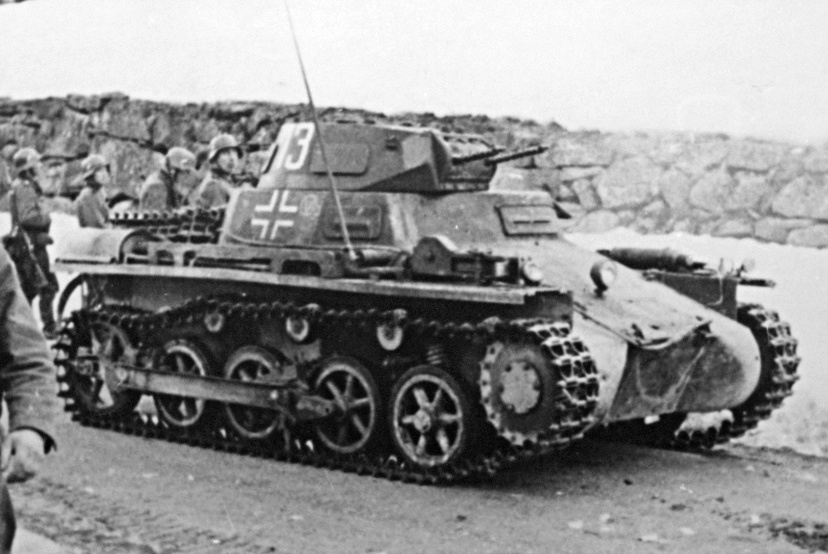 Panzer I Ausf. A durante la invasión de Noruega