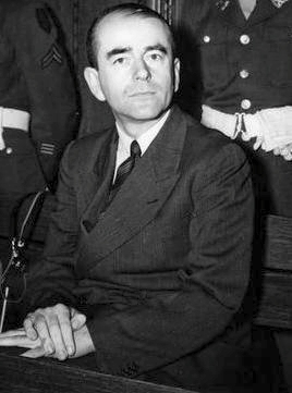 Albert Speer durante los juicios de Núremberg