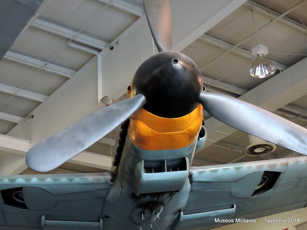 Réplica a escala 1-10 de un Bf-109 en el National Museum of the Mighty Eighth Air Force de Pooler, Georgia
