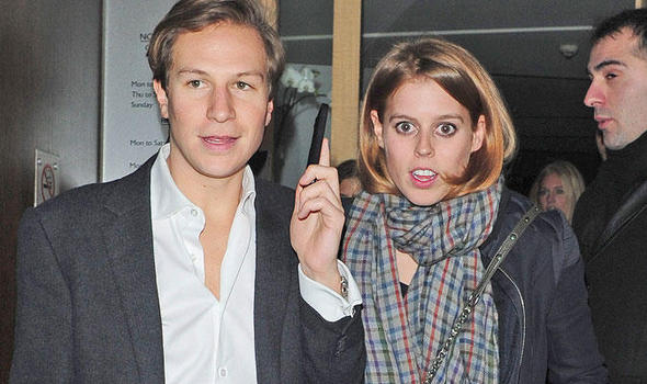 Princess Beatrice with her bf Dave Clark