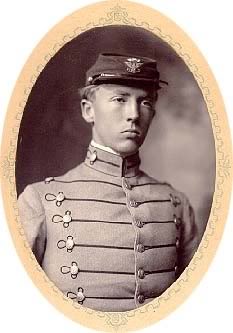 Patton como joven cadete de West Point