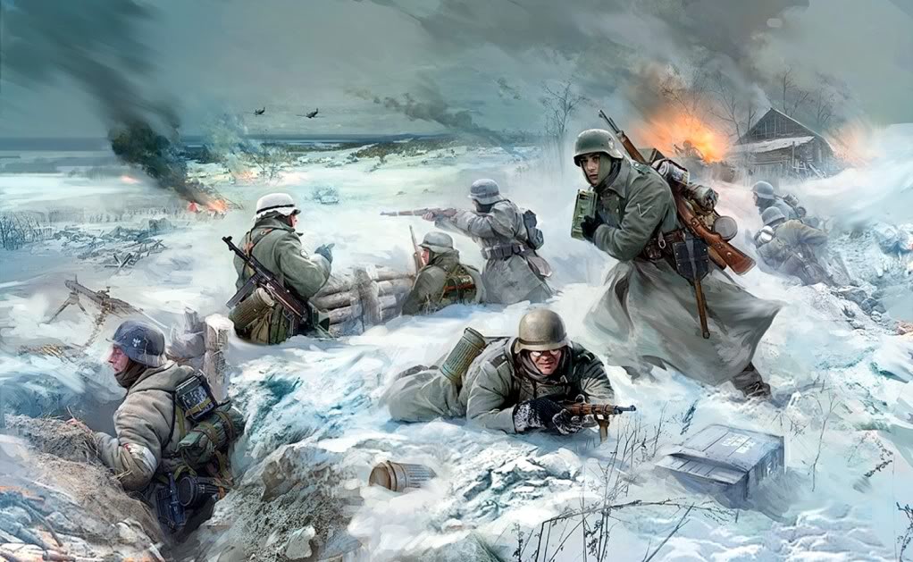 Infantería alemana en el Frente del Este, invierno 1941, por Zvezda