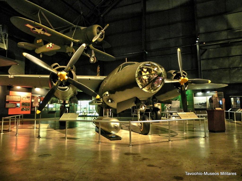 B-26 exhibido en el Museo de la Fuerza Aérea en Dayton, Ohio