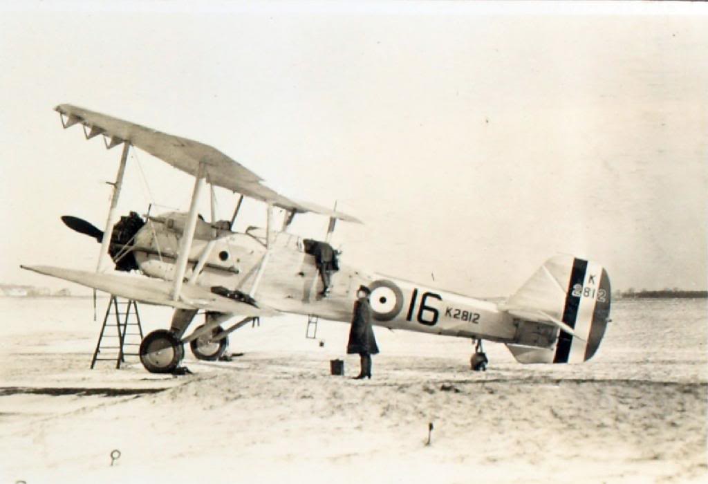 Un Vickers Vilderbester de la RAF, en el Aeródromo de Cranwell, el 22 de Febrero de 1933