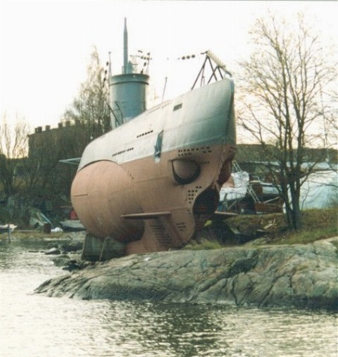 Barco Museo del submarino Finlandés SuvLv Vesikko
