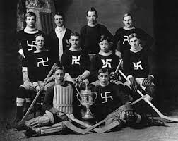 En Windsor, Nueva Escocia, entre 1905 y 1916, hubo un equipo de hockey sobre hielo llamado Los Swastikas