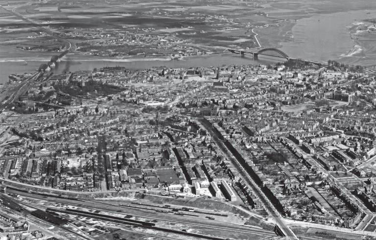 Vista aérea de la ciudad de Nimega