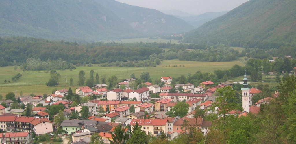 Kobarid, Caporetto, Eslovenia, en la actualidad