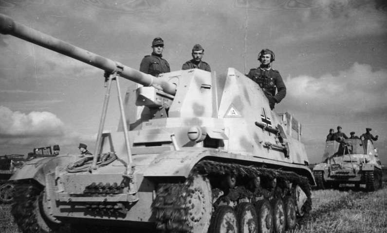 Panzerjäger Marder II en Rusia central. Febrero de 1943