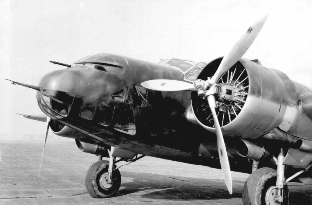 Vista de los motores de un Caproni Ca.135bis