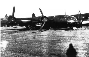 El 23 de marzo de 1943 durante el vuelo de prueba, el tren de aterrizaje de babor se quebró mientras aterrizaba en el aeródromo de Lechfeld. Fue un golpe duro para la ya de por sí dudosa reputación de la Me 264 y el accidente retrasó considerablemente la realización de nuevos ensayos