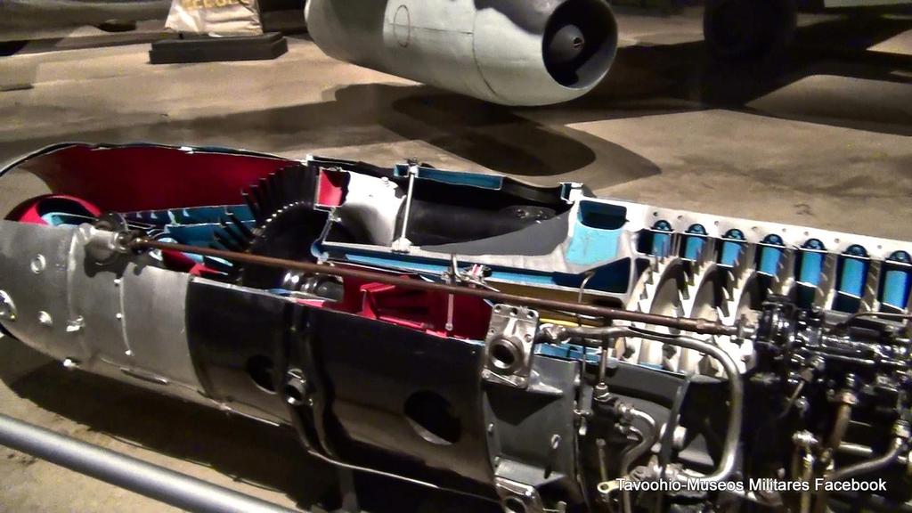 Corte de motor del Messerschmitt Me 262A