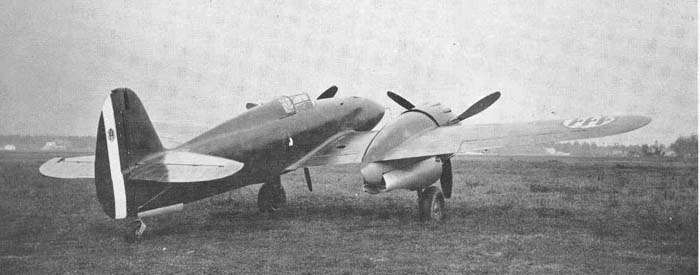 Primer prototipo MM-407 del IMAM Ro.57