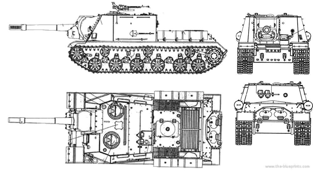 Esquema del ISU-152
