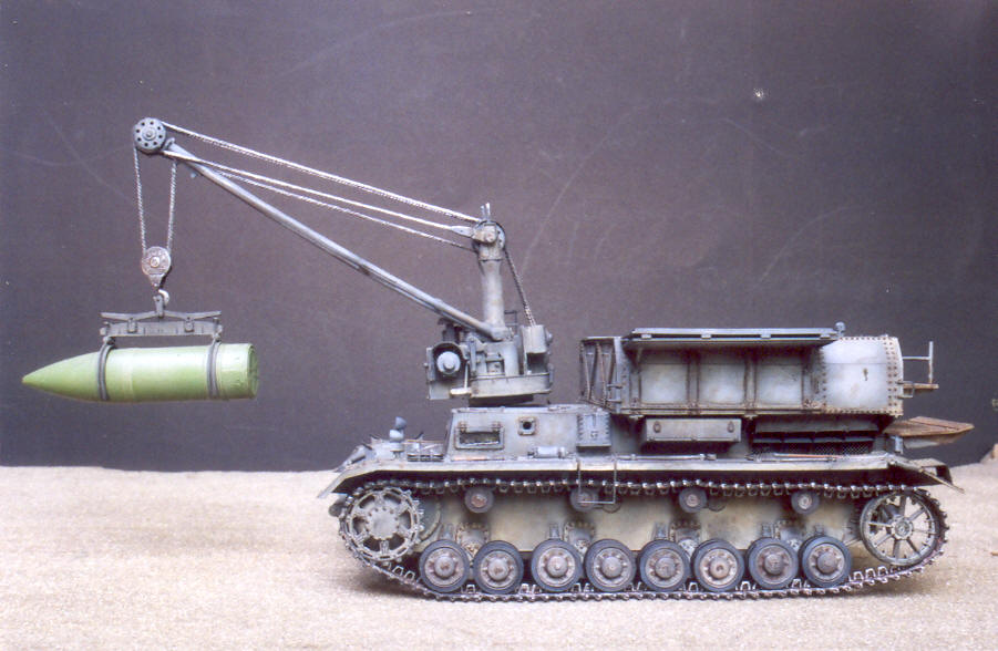 Maqueta de un Munitionpanzer IV Ausf F