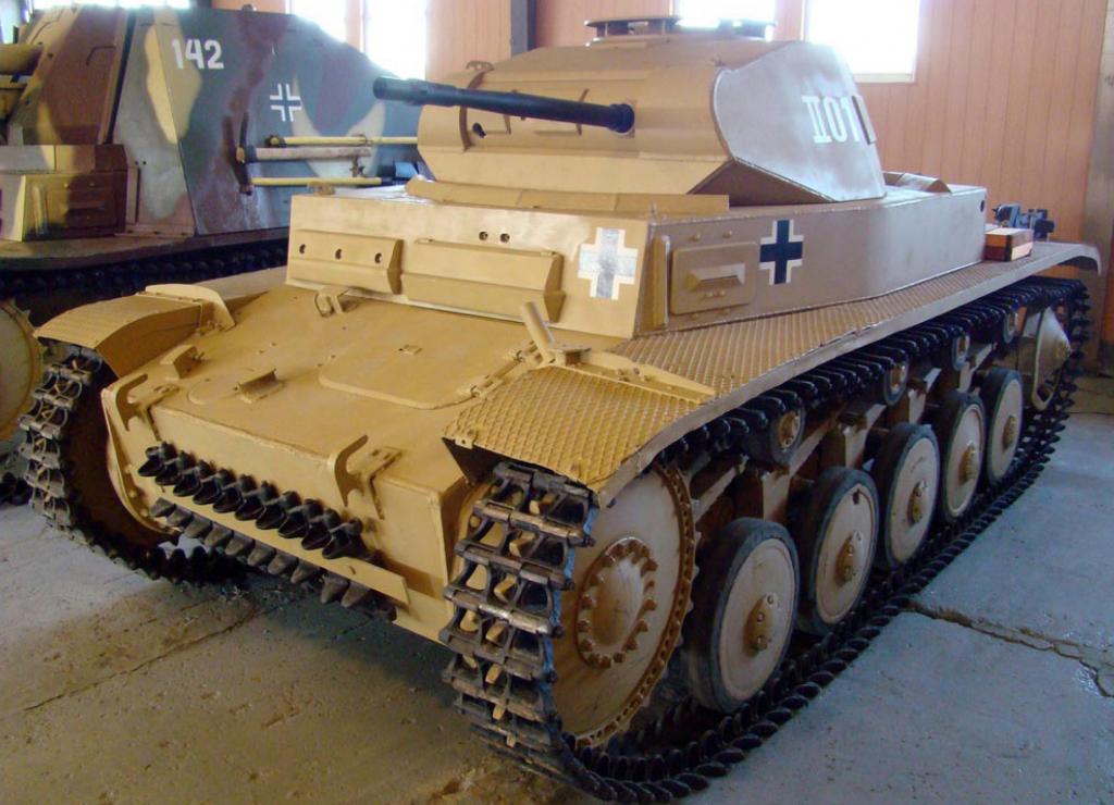 PzKpfw. II Ausf. F conservado en el Kubinka Tank Museum