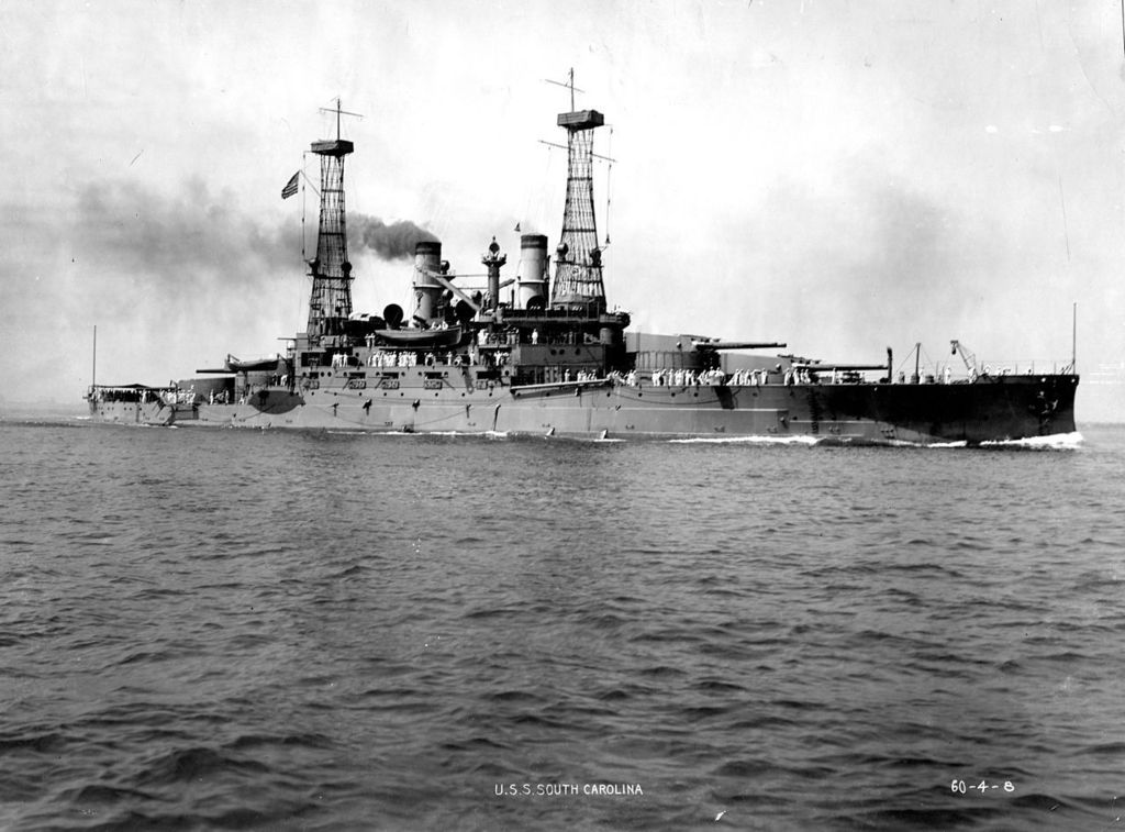 Acorazado Americano USS South Carolina 1906