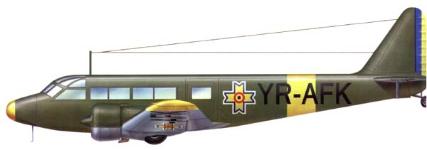 Potez 561 utilizado por la Fuerza Aérea Rumana
