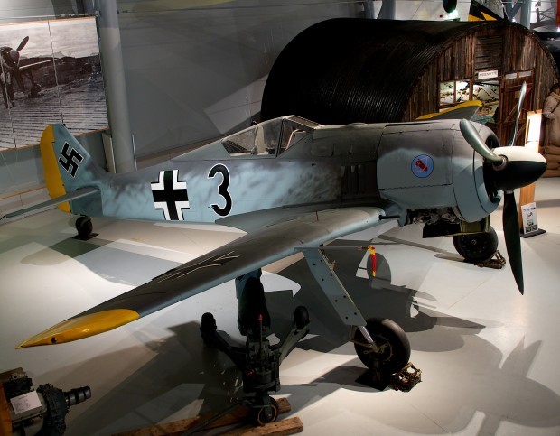 Focke-Wulf Fw 190A-3, Nº de Serie 2219, conservado en el Norwegian Air Force Museum en Bodo, Noruega
