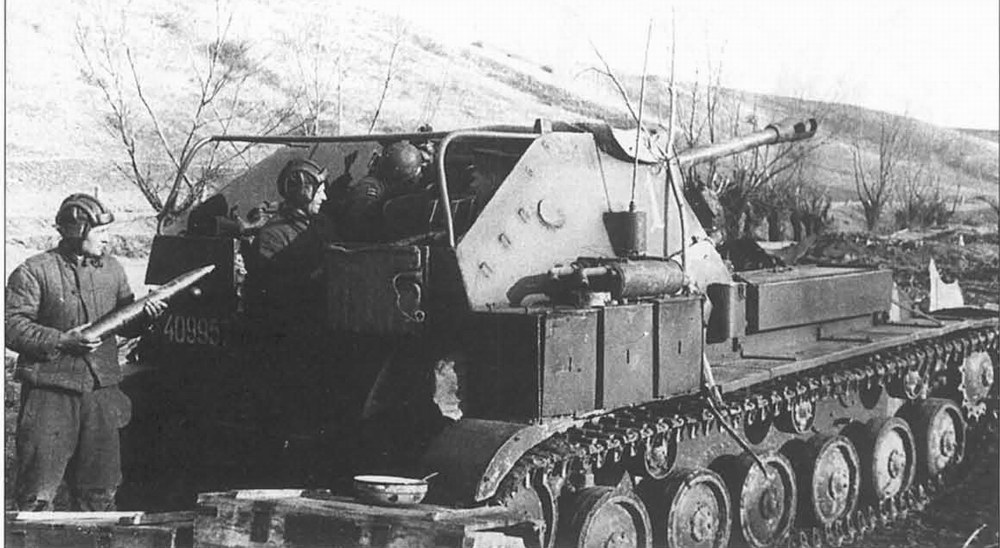 SU-76M en agosto de 1945