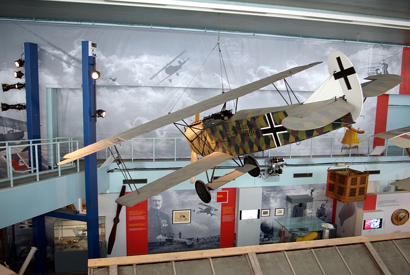 Fokker D VII conservado en el Luftwaffenmuseum en Berlin, Alemania
