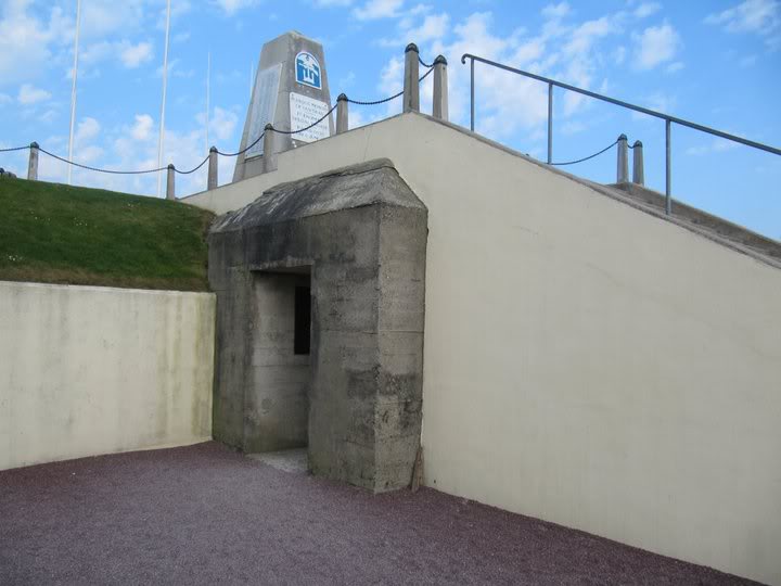 Bunker Alemán, encima del mismo está construido el Memorial de Utah