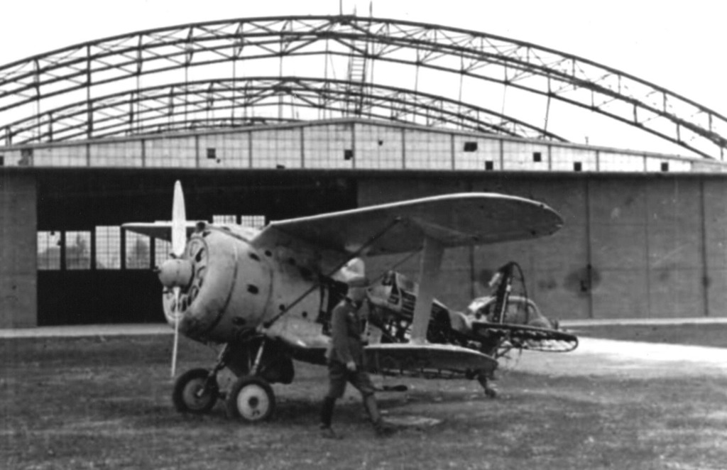 Un Polikarpov I-153 capturado por los alemanes