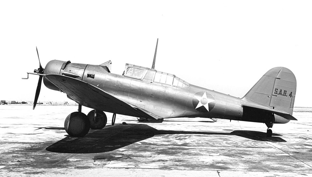Un Northrop A-17An en San Francisco, en Septiembre de 1941