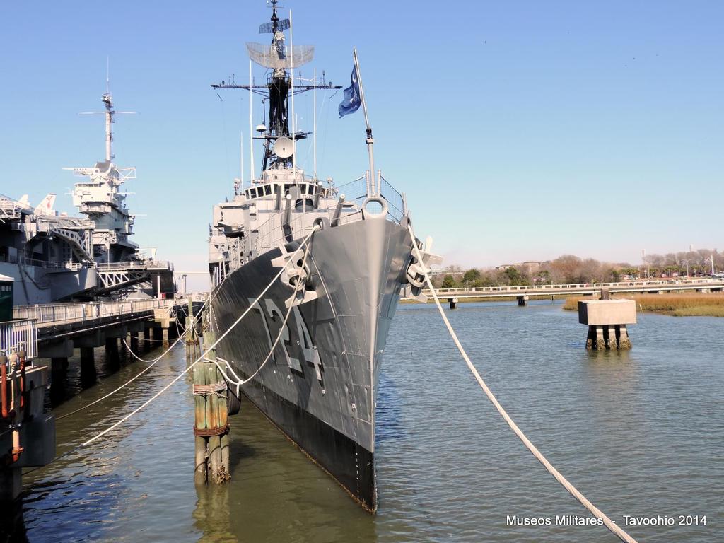 Vista exterior del USS Laffey DD-724