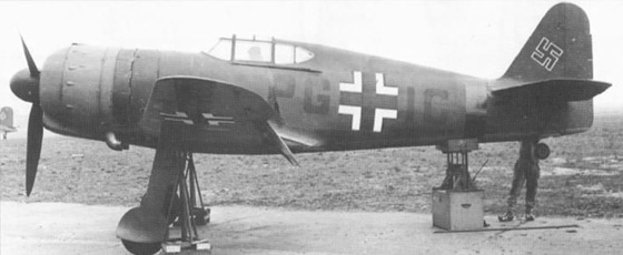 Un MB-157 capturado por los Alemanes