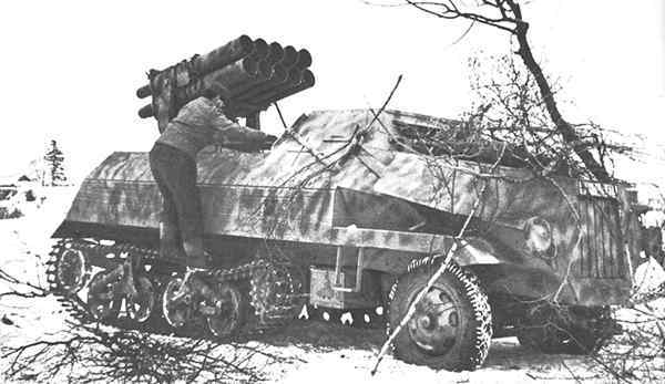 Panzerwerfer 42 en el frente oriental