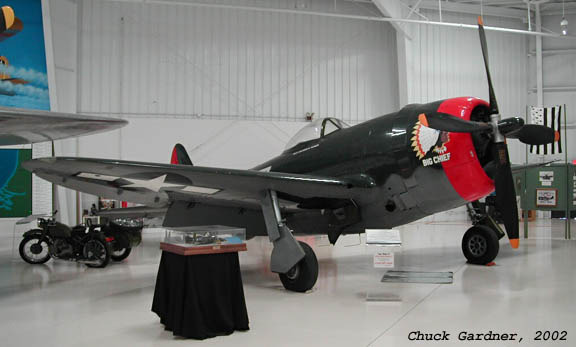 Republic P-47D Thunderbolt Nº de Serie 45-49205 conservado en el Palm Springs Air Museum en Palm Springs, California