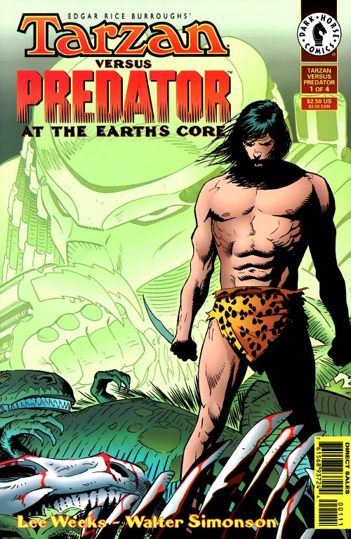 Tarzan vs. Predator - At the Earth's Core #1-4 (1996) Complete