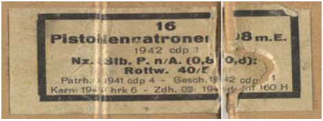 Cartuchos de la Wehrmacht, 1940