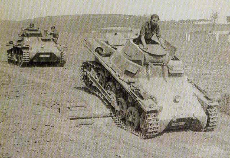 Panzerkampfwagen I Ausf. B de las Fuerzas Nacionales utilizadas durante la Guerra Civil Española