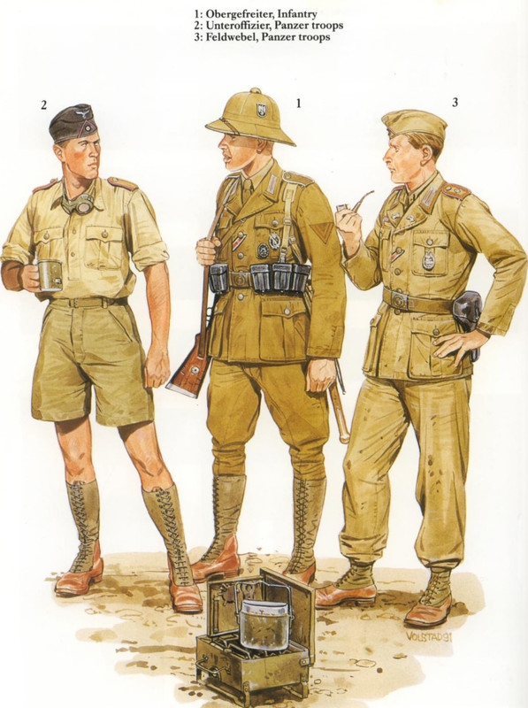 Láminas - Afrika Korps (1941-1943) - La Segunda Guerra Mundial