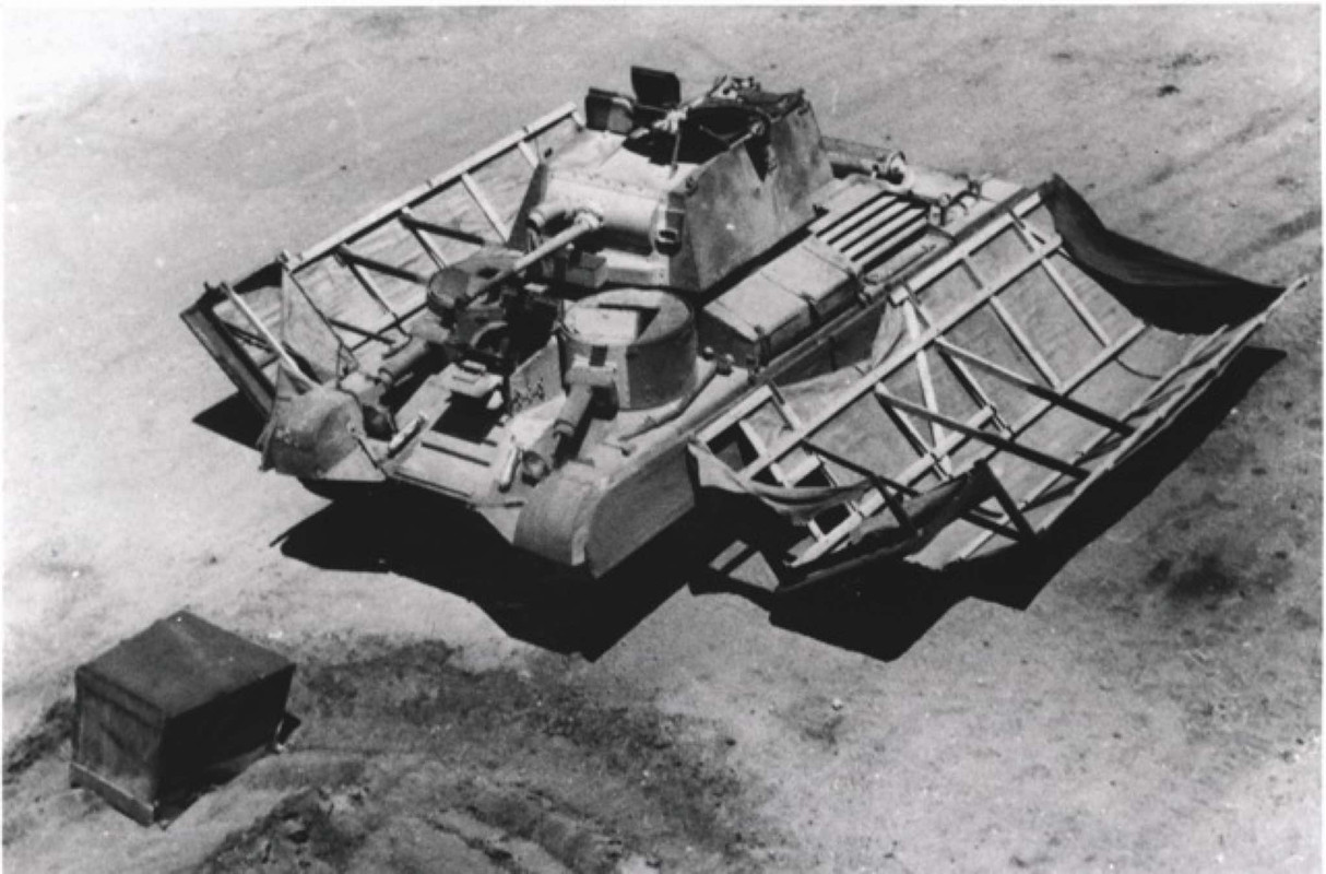 Prototipo Sunshield. Sistema ideado para ocultar tanques