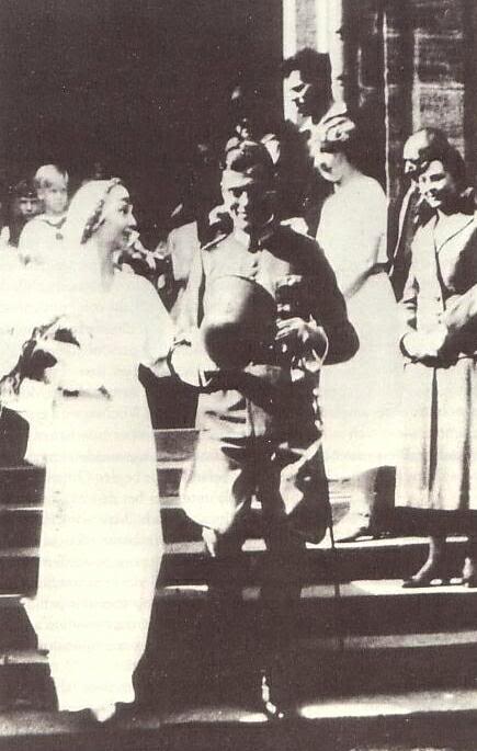 Casamiento de Nina y Stauffenberg el 26 de septiembre de 1933