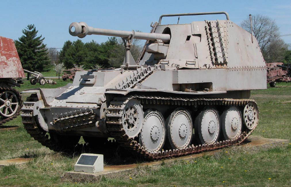 Sd.Kfz. 138 Marder III Ausf. M conservado en el Aberdeen U.S. Army Ordnance Museum, MD, USA