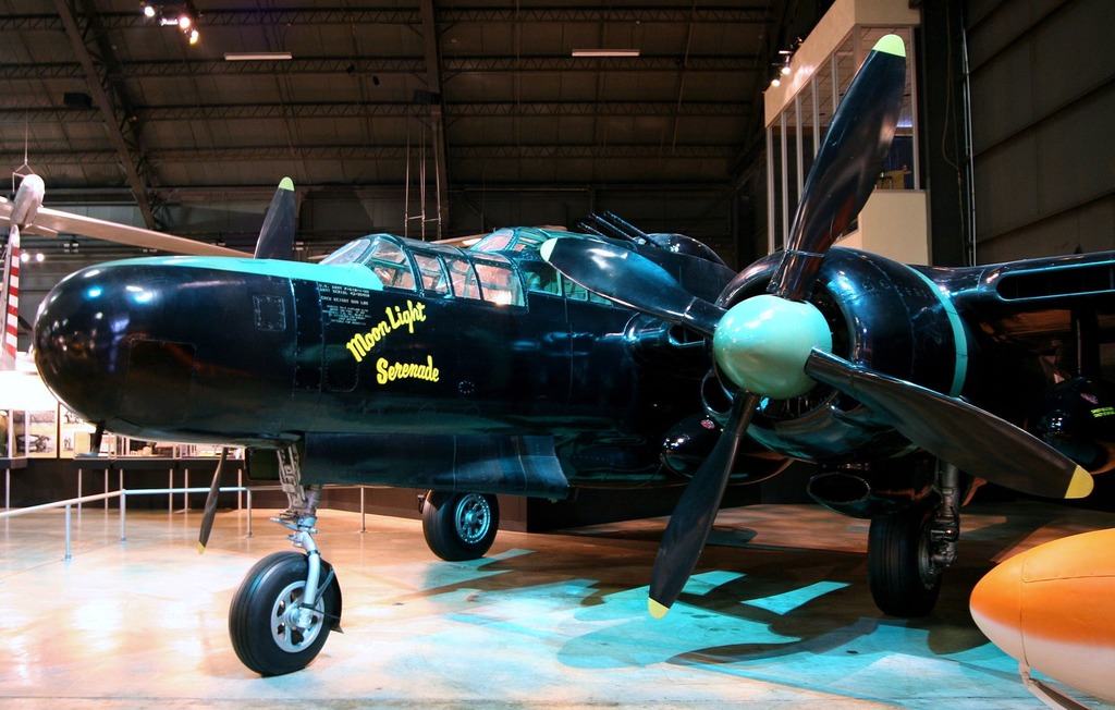 Northrop P-61C Nº de Serie 42-8353 Moonlight Serenade conservado en el National Museum of the United States Air Force en Dayton, Ohio