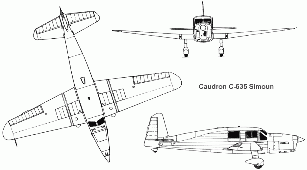 Perfil del Caudron C.630-635