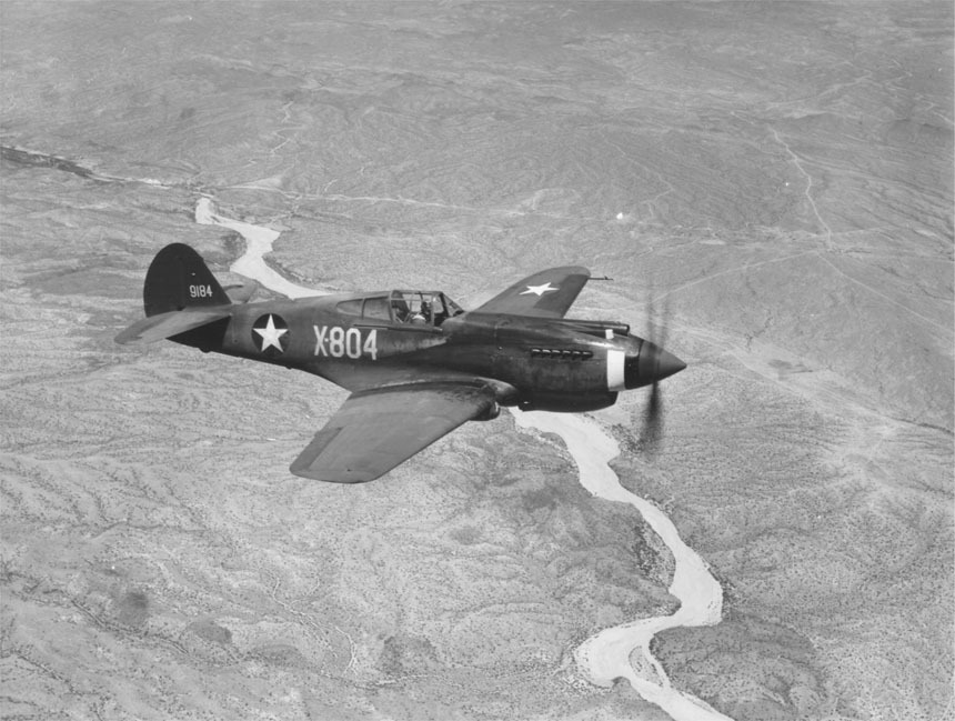 P-40B, X-804