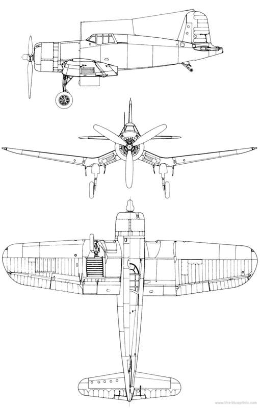 Perfil del Vought F4U-1a Corsair