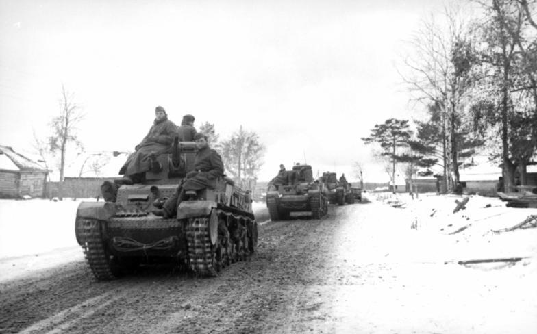 Varios Panzerkampfwagen 35t en Rusia