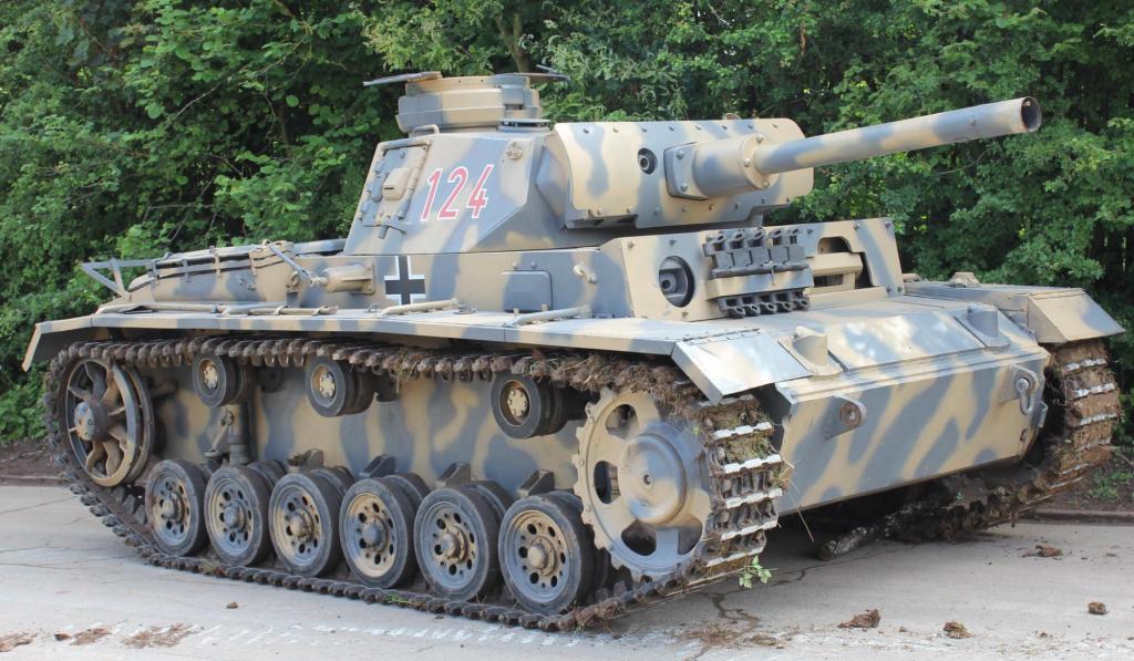 Panzerbefehlswagen. III Ausf. M  conservado en el Wehrtechnische Dienststelle Trier. Alemania