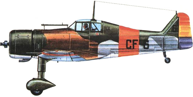 Fokker D.XXI perteneciente a la República española