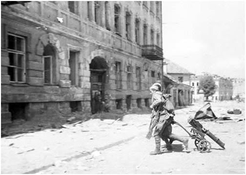 Soldados soviéticos utilizando ametralladoras Maxim durante la Segunda Guerra Mundial