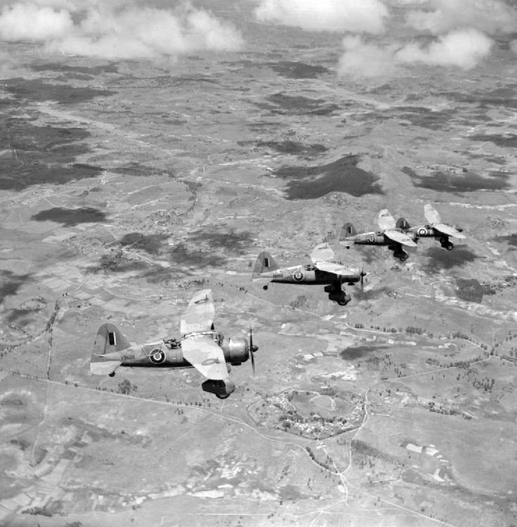 Lysander Mk IIIA del Escuadrón Nº 1433 de la RAF, sobrevolando Madagascar