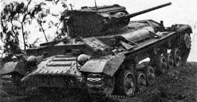 Valentine Mk I con cañón de 2 Lb