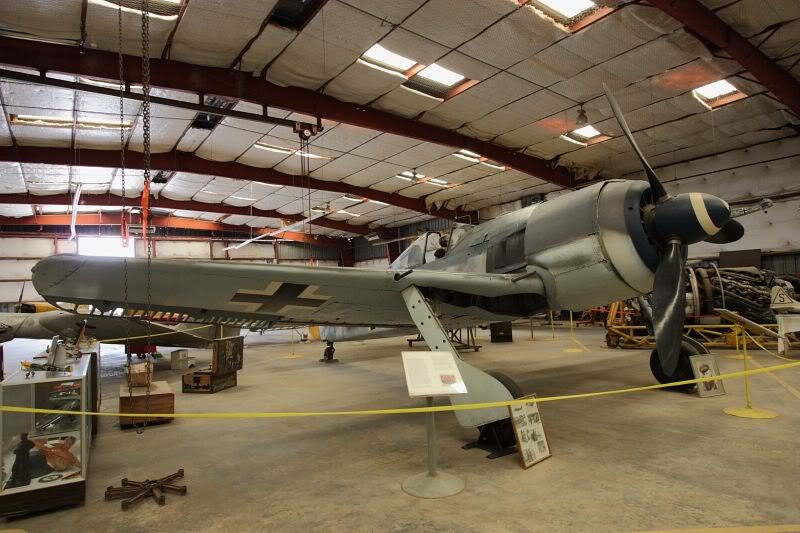 Focke-Wulf Fw 190A-8, Nº de Serie 350177, conservado en el Texas Air Museum en Rio Hondo, Texas